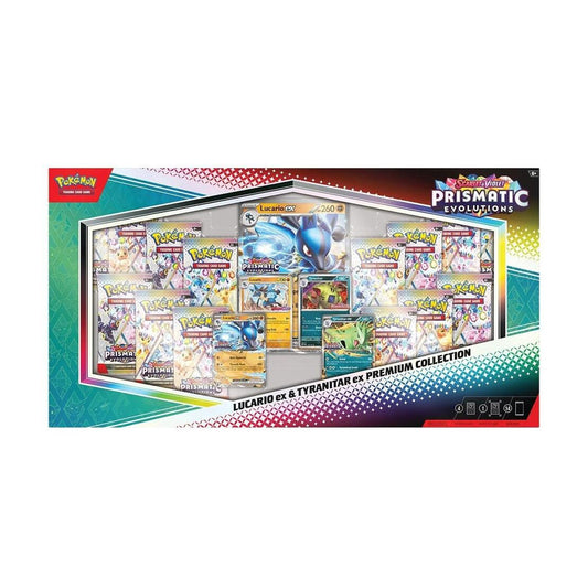 Lucario ex & Tyranitar ex Premium Collection Prismatic Evolutions