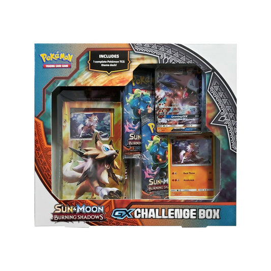 Sun & Moon Burning Shadows GX Challenge Box [Lycanroc]