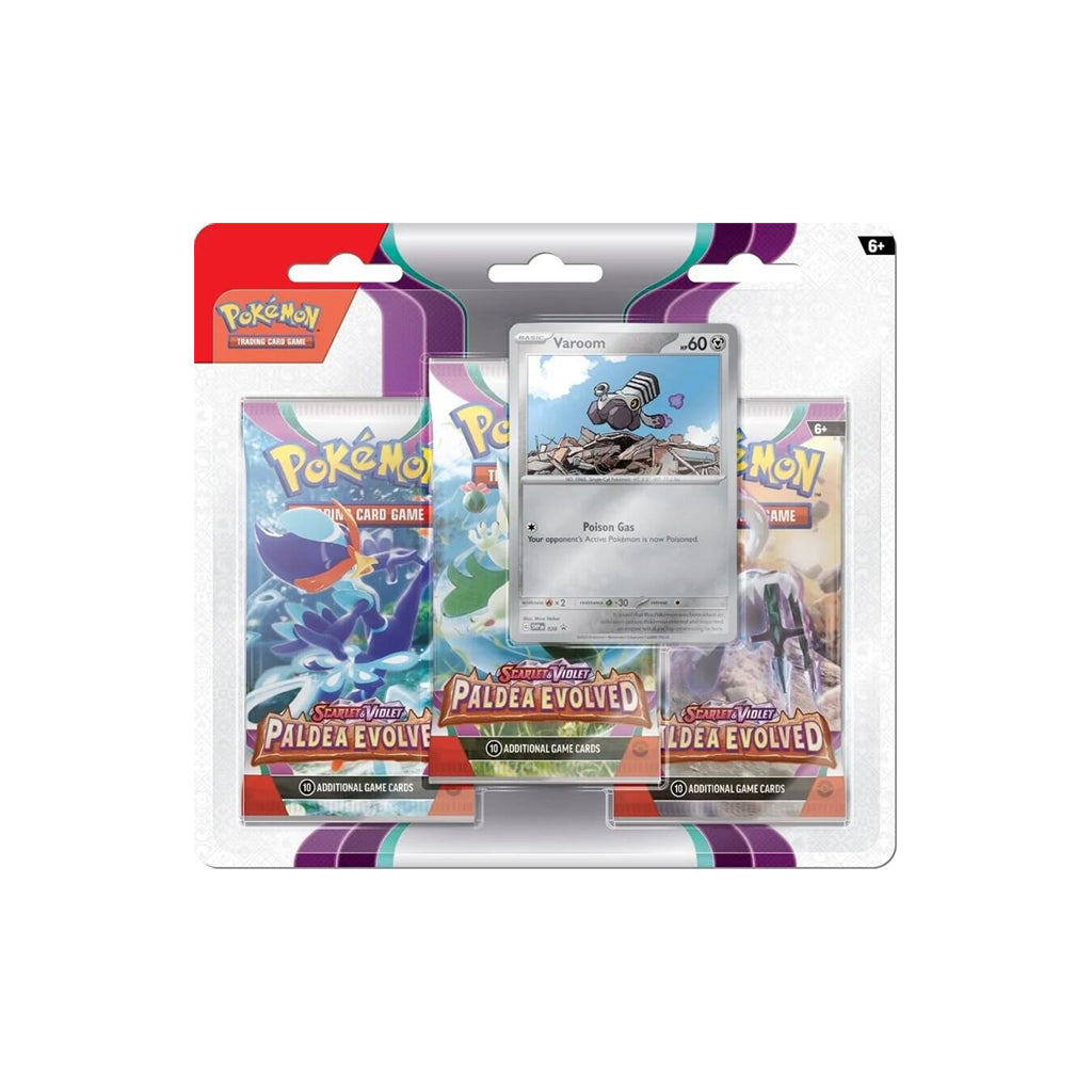 Paldea Evolved 3 Pack Blister [Varoom]