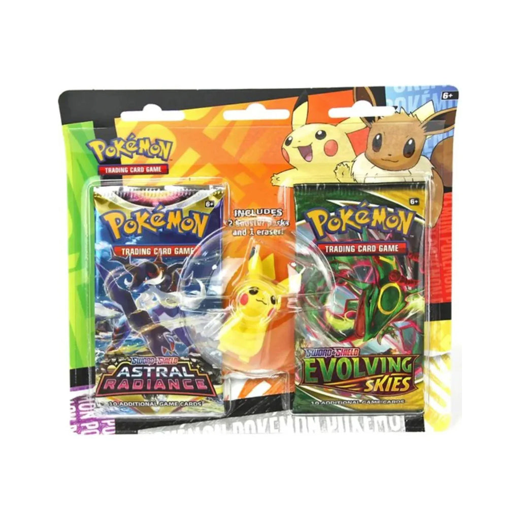 Back-to-School 2-Pack Blister [Pikachu] (Evolving Skies & Astral Radiance)