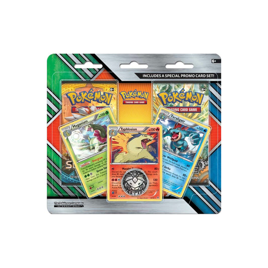 2-Pack Blister Pack [Meganium, Typhlosion & Feraligatr] (Sun & Moon / Steam Siege)